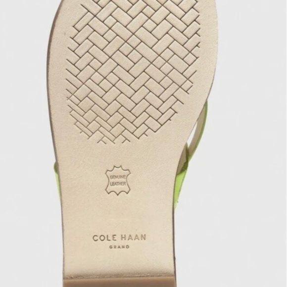 Cole Haan Neon Green Sandle Size 6.5 NWB - Picture 5 of 5